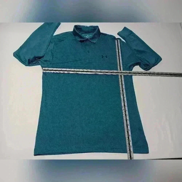 Under Armour long sleeve Performance polo. Men's size M - Picture 3 of 10